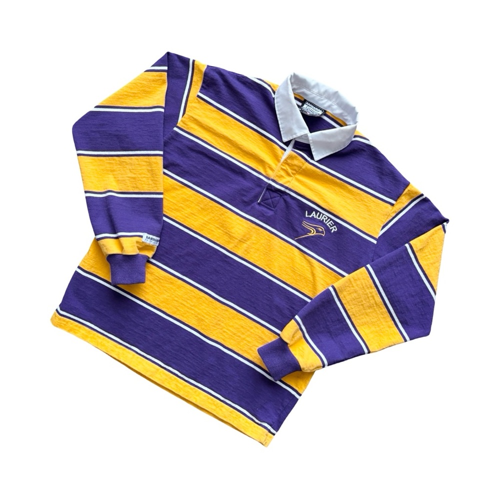 Vintage 90s Barbarian Laurier University Rugby Polo